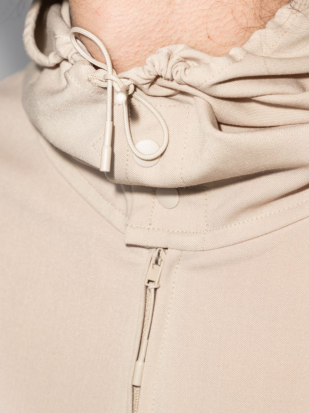 logo-print zip-up lightweight jacket - 4