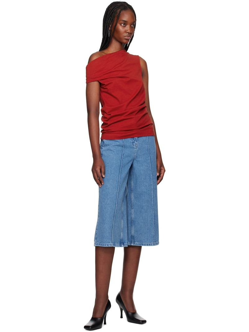 REMAIN Birger Christensen Blue Culotte Jeans outlook