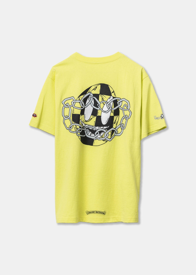 Chrome Hearts Neon Yellow Chrome Hearts x Matty Boy Chain Face T