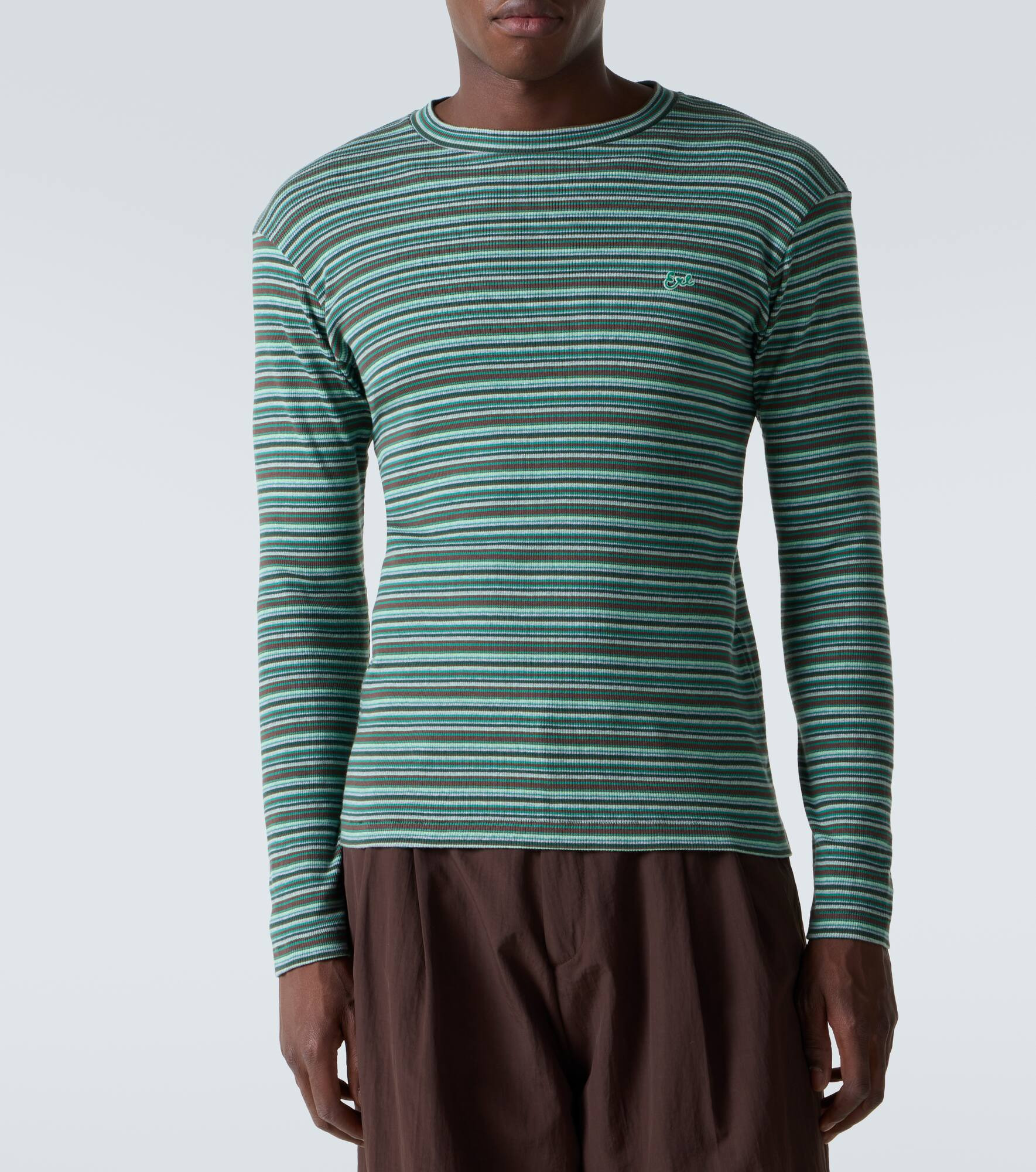 Striped cotton jersey T-shirt - 3