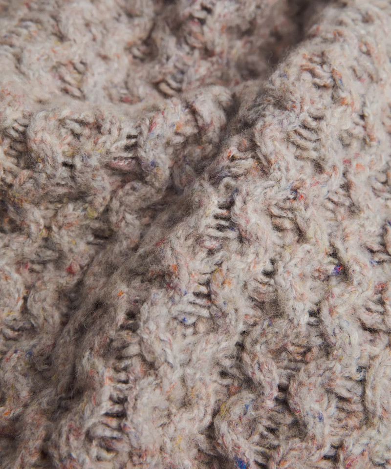 Wool-Blend Cable-Knit Sweater 6