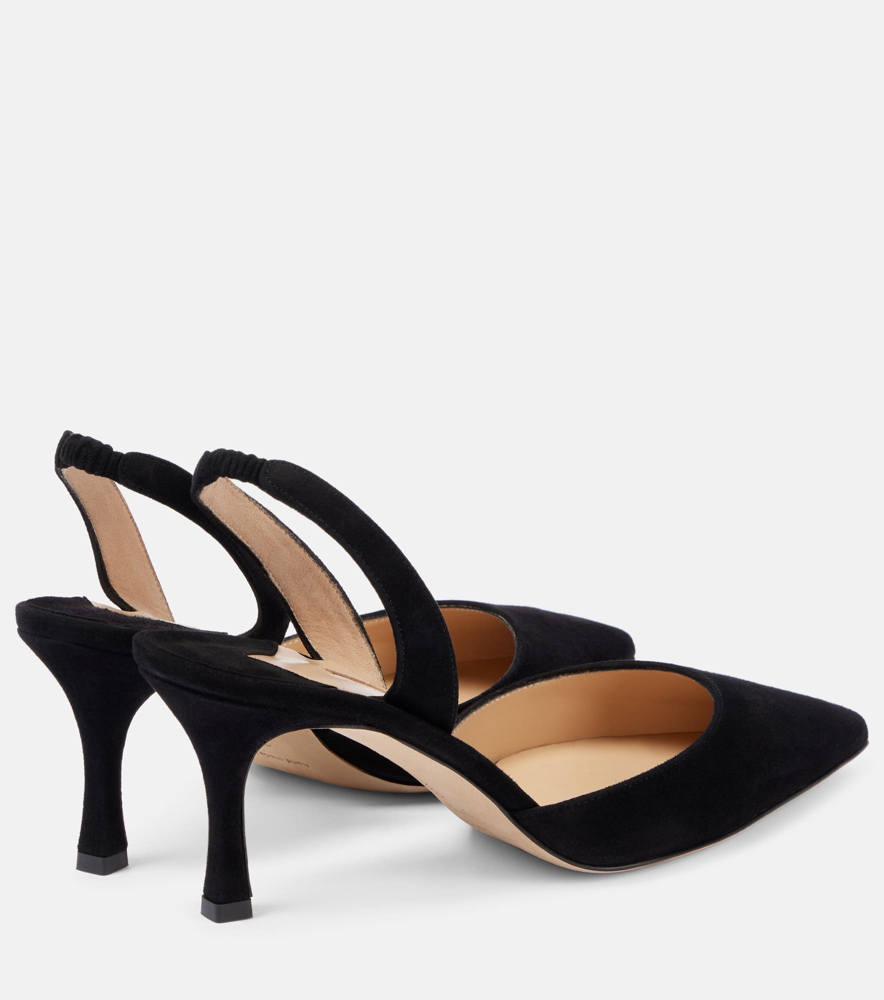 Carolyne 70 suede slingback pumps - 2