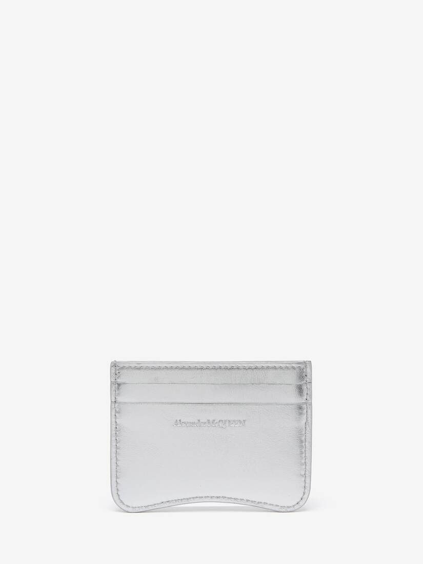Women's The Seal Card Holder in Silver - 3