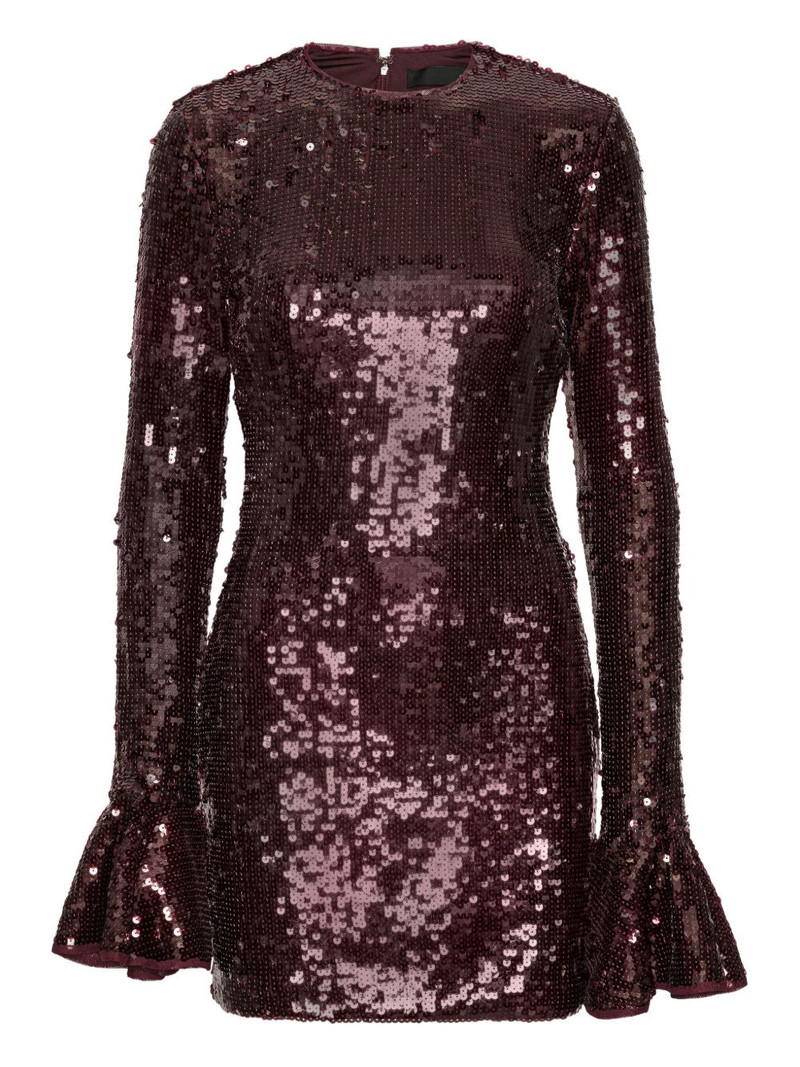 sequin-embellishment mini dress 1