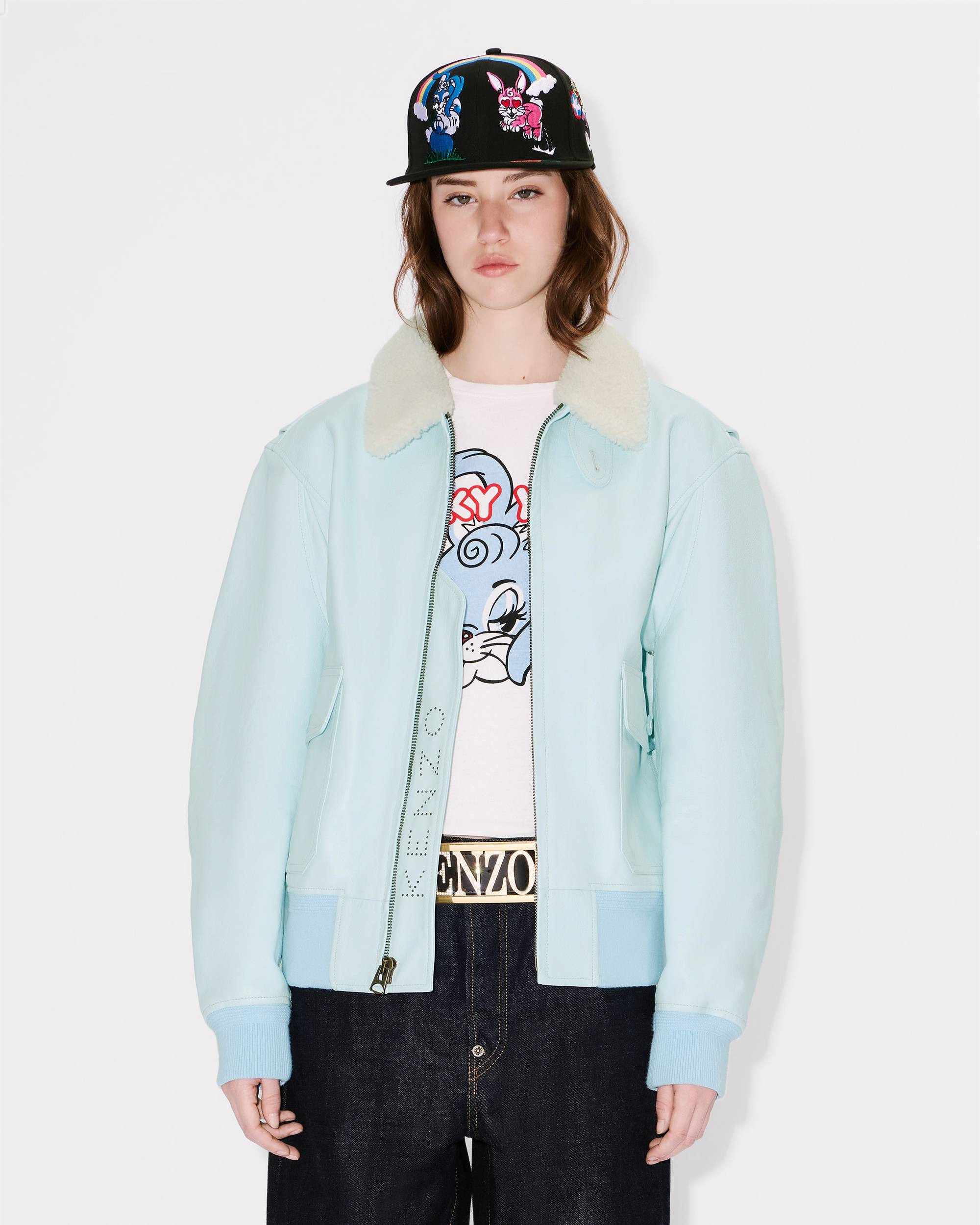 Aviator jacket in leather - 4
