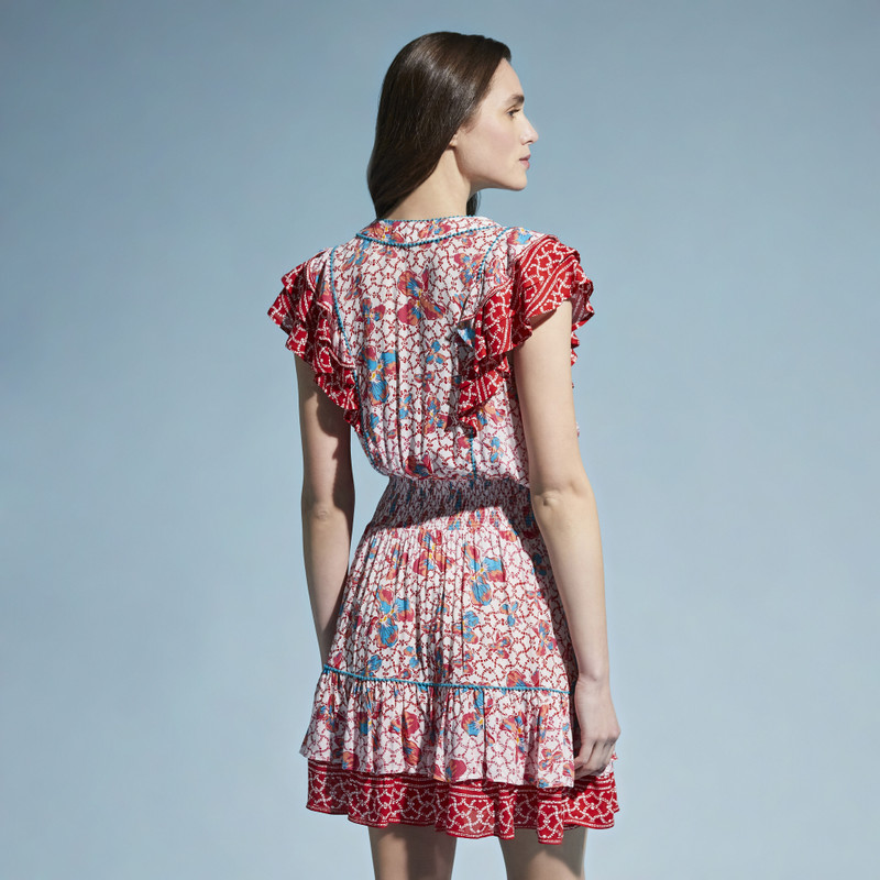 Women Mini Dress Iris Lace - Vilebrequin x Poupette St Barth 4