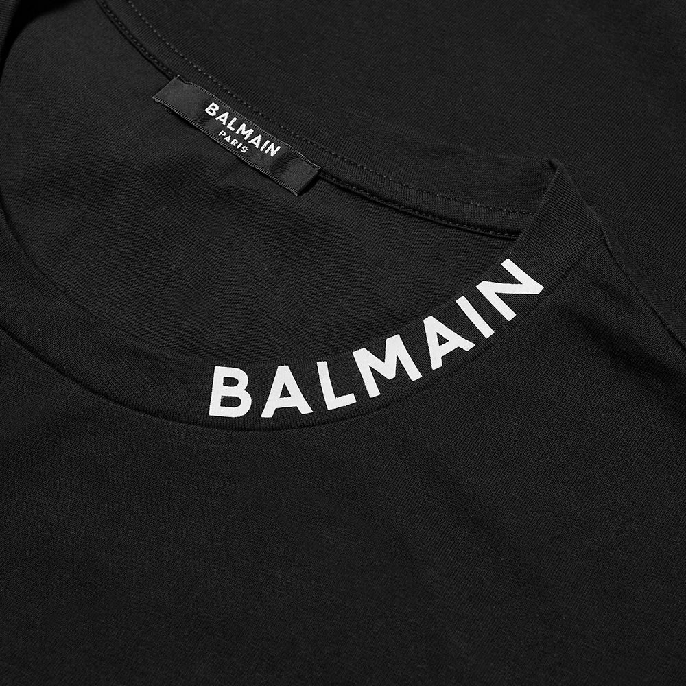 Balmain Collar Logo Tee - 2