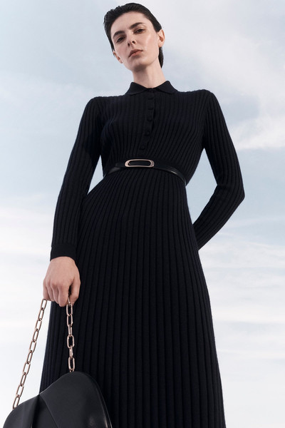 GABRIELA HEARST Ardor Knit Dress in Navy Cashmere Silk outlook