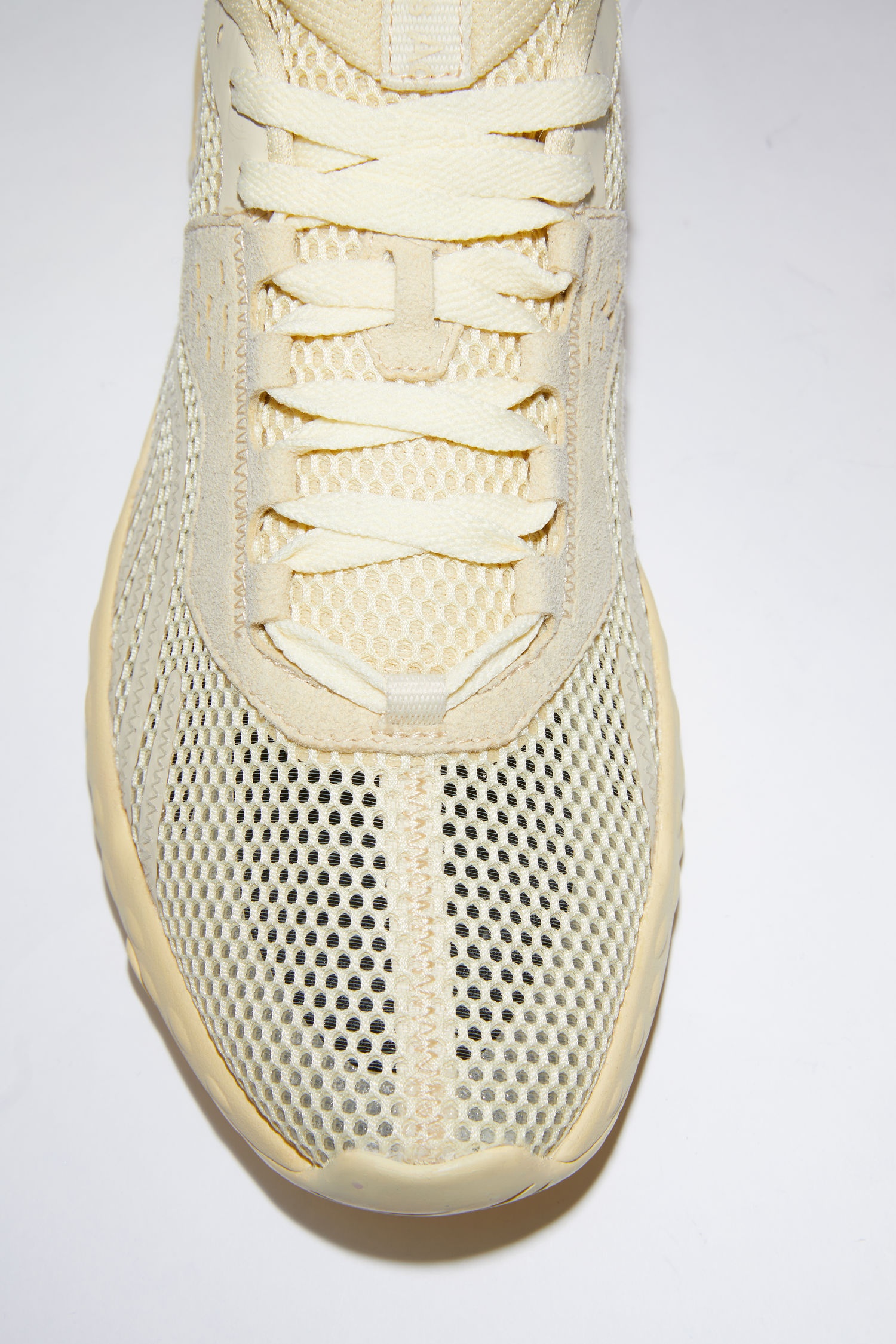 Lace-up sneakers - Pale yellow - 5