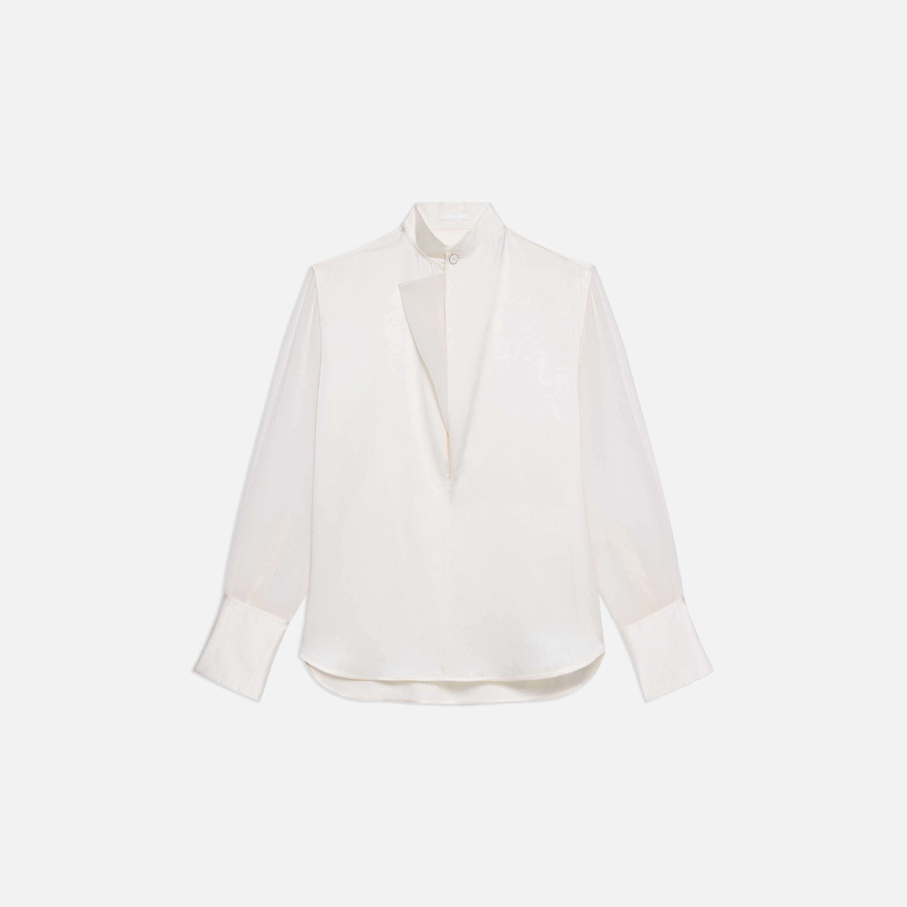 RELAXED COWL SHIRT - 1