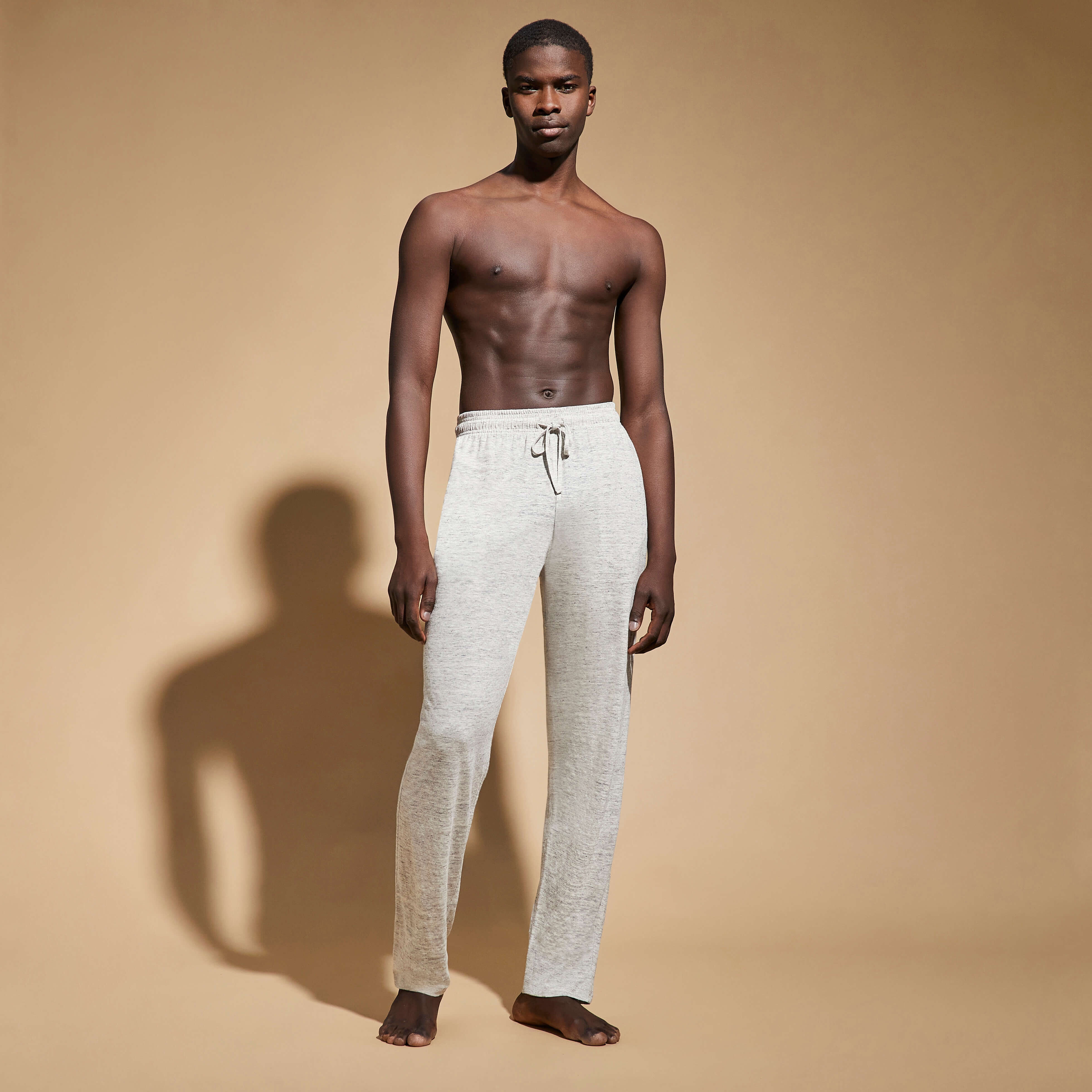 Unisex Linen Pants Solid - 4