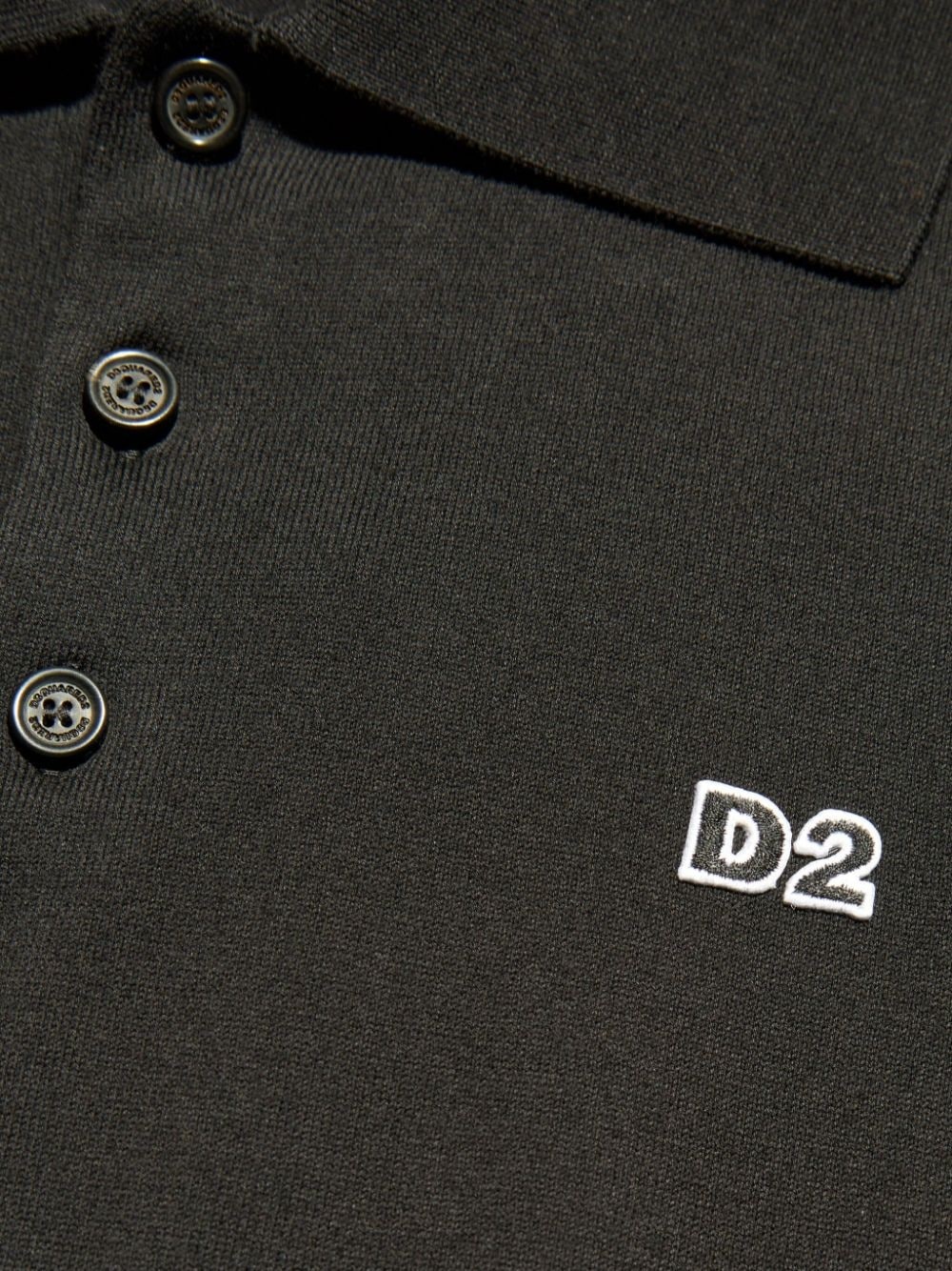 logo patch polo shirt - 5