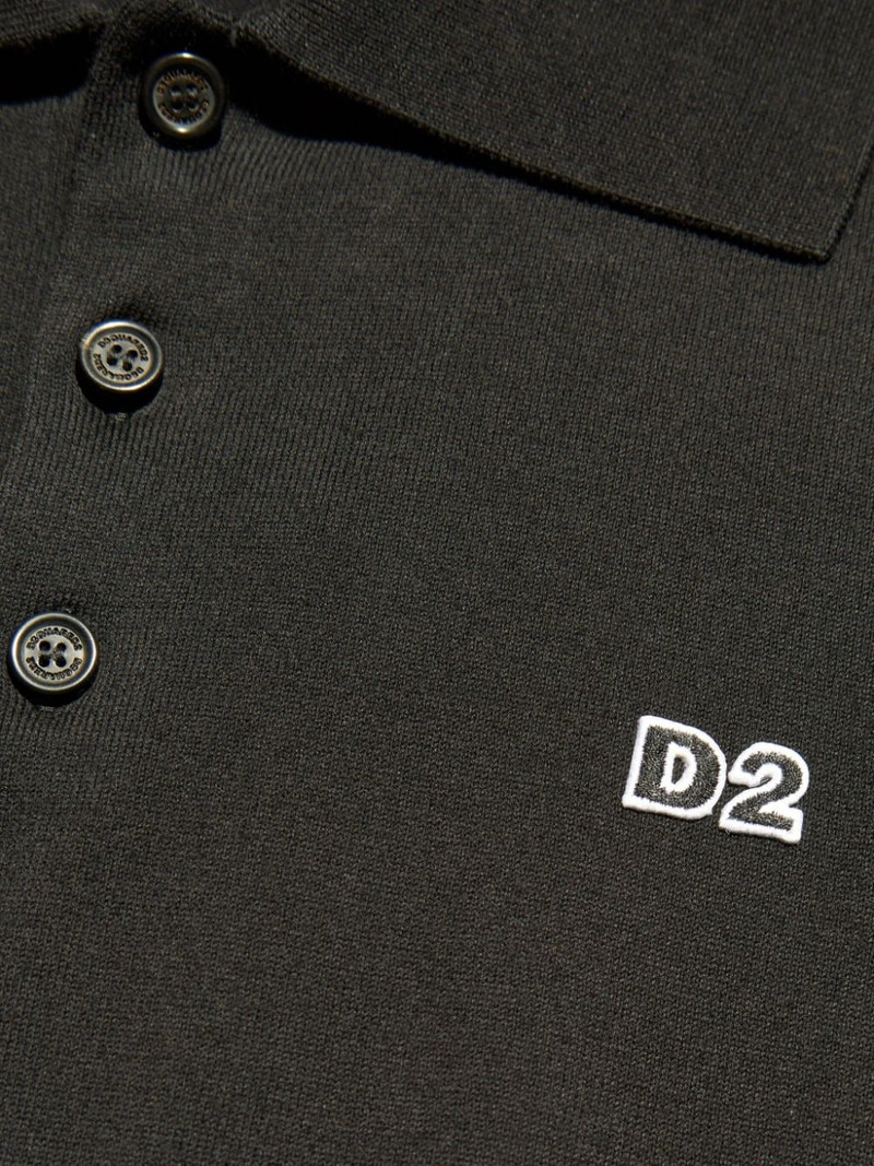 logo patch polo shirt 5