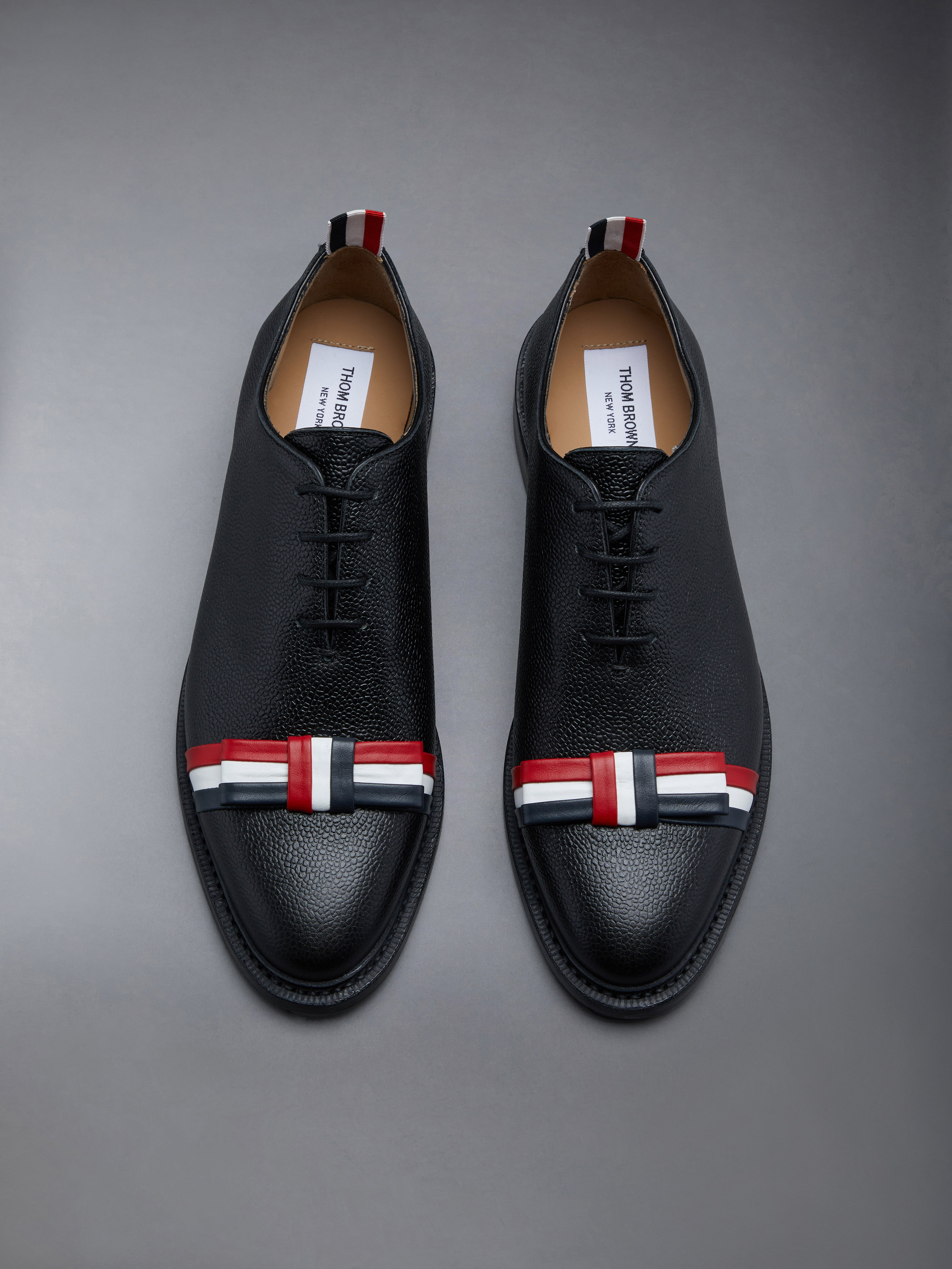 Wholecut Tricolour Bow Shoe - 5