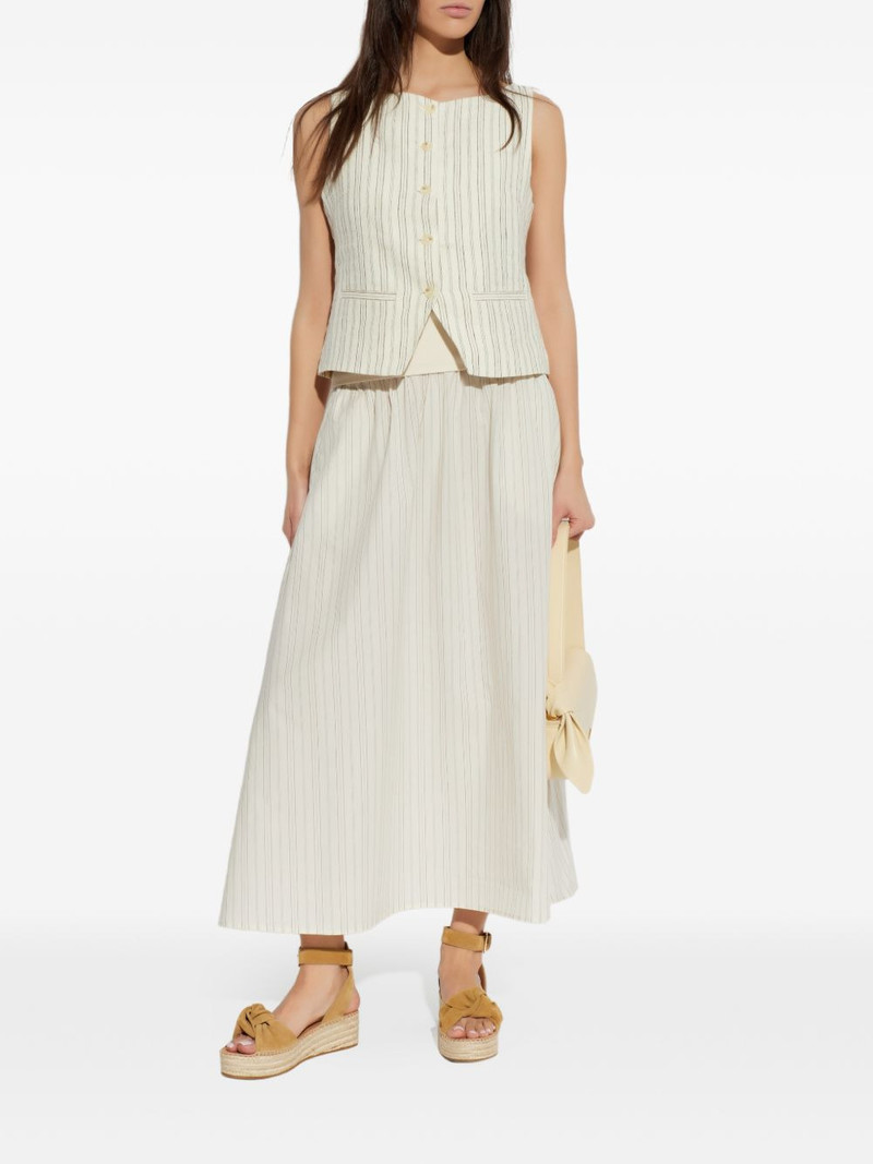 SAMSØE SAMSØE Sathea striped maxi skirt outlook