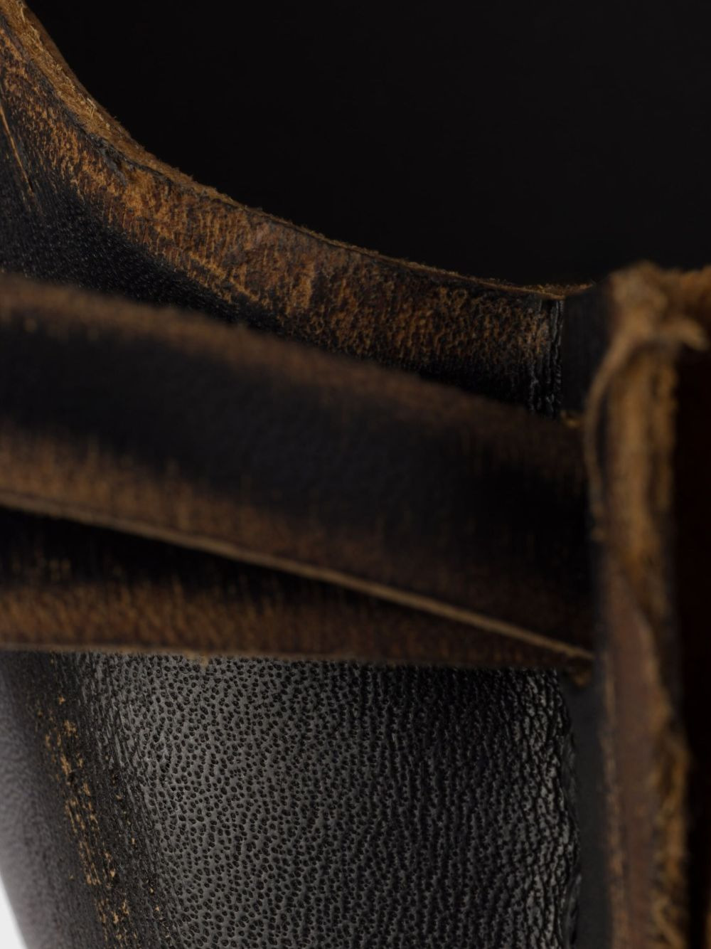 55mm Antiqued leather pumps - 3