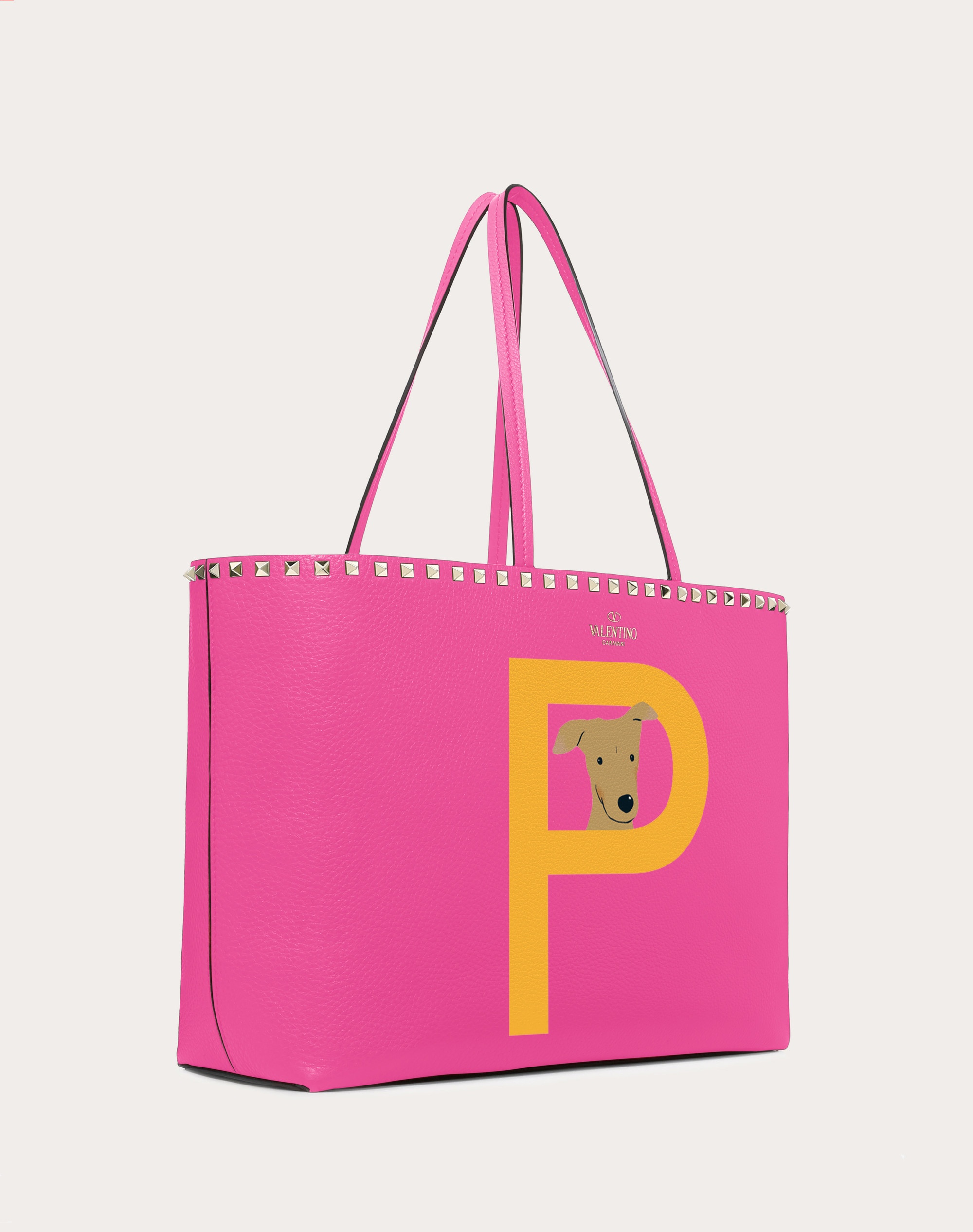 VALENTINO GARAVANI ROCKSTUD PET CUSTOMIZABLE TOTE BAG - 2