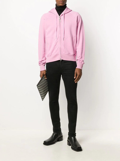 TOM FORD zip-up cotton hoodie outlook