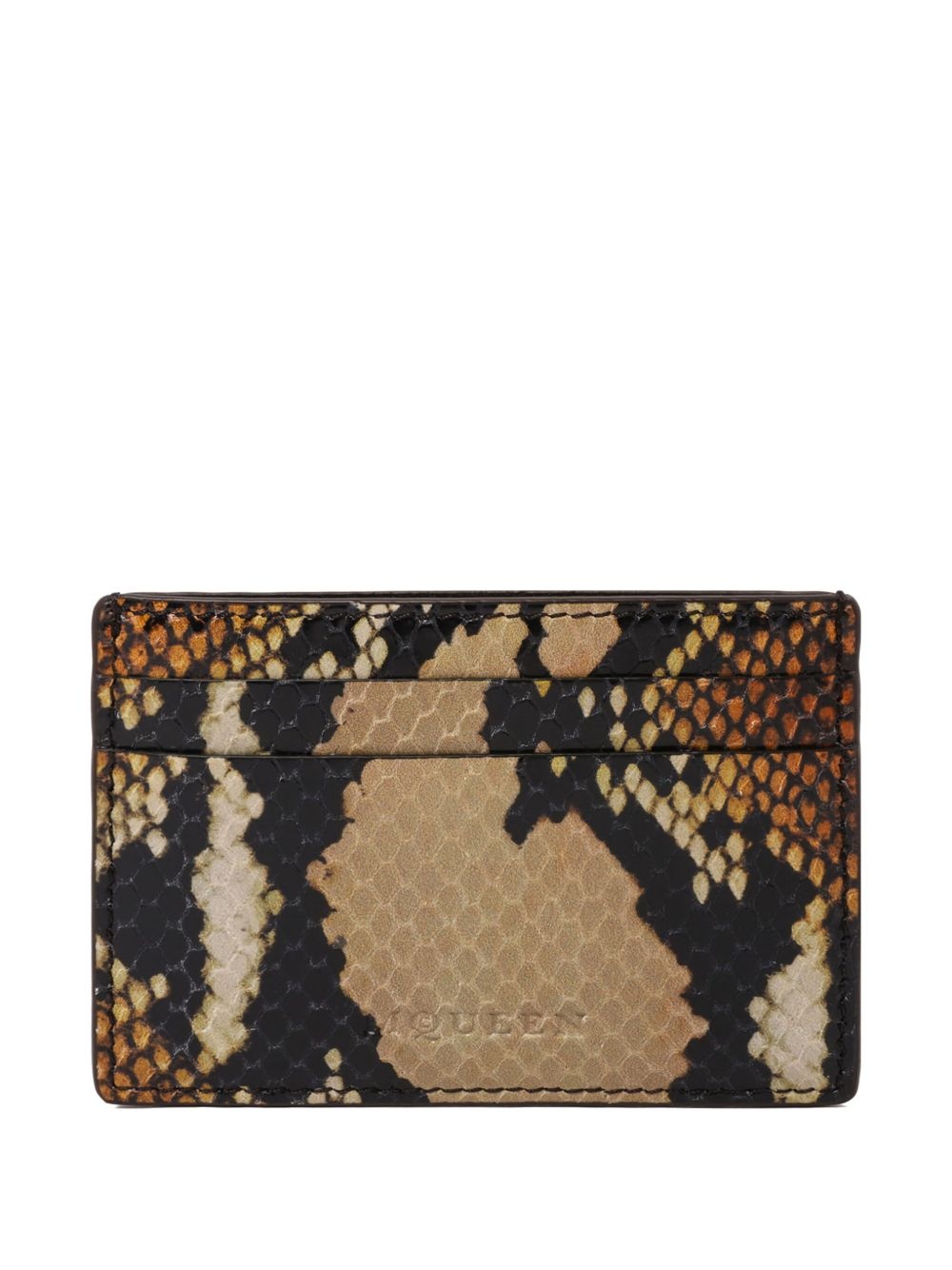 snakeskin cardholder - 2