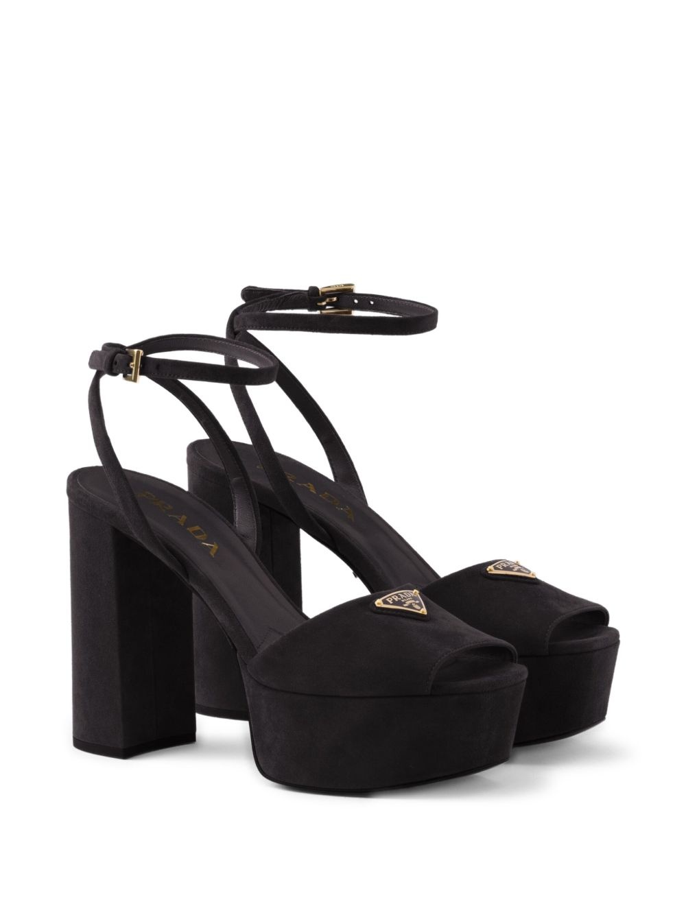 115mm suede platform sandals - 2