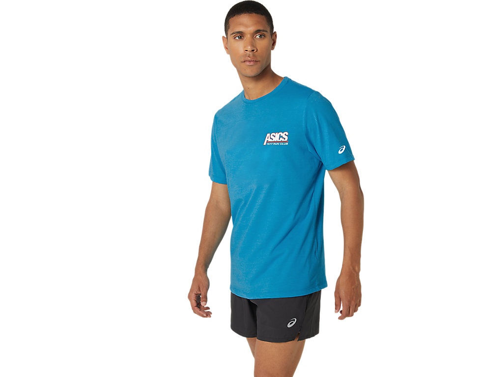 UNISEX ASICS SMSB 1977 RUN CLUB SHORT SLEEVE TEE - 3