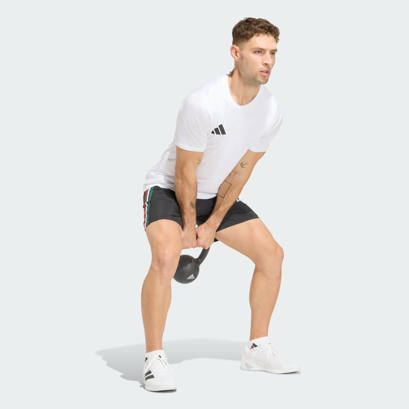WORKOUT ESSENTIALS BASE 3-Stripes WOVEN SHORTS 5