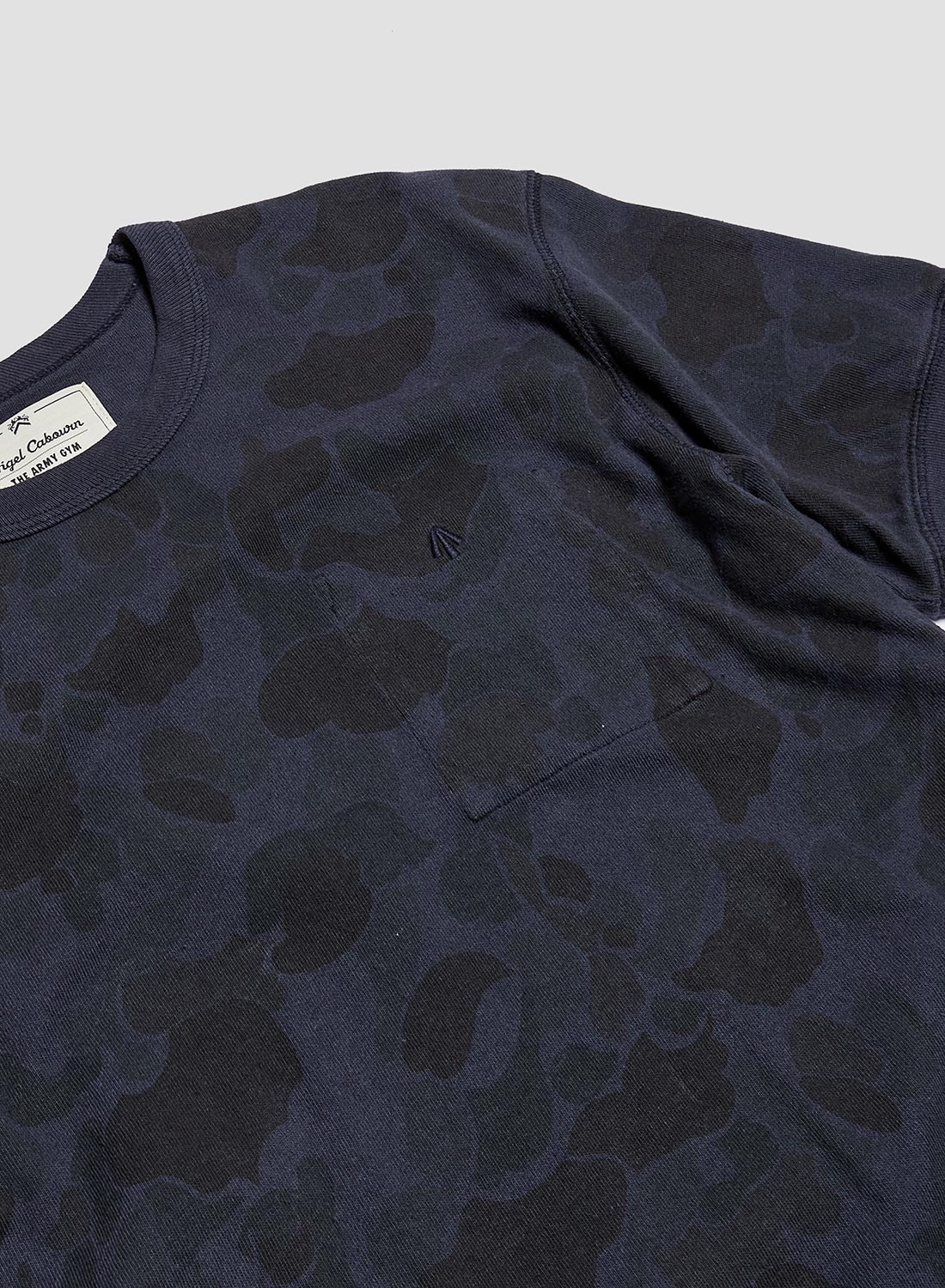 Military Tee in Overdyed Camo - 7