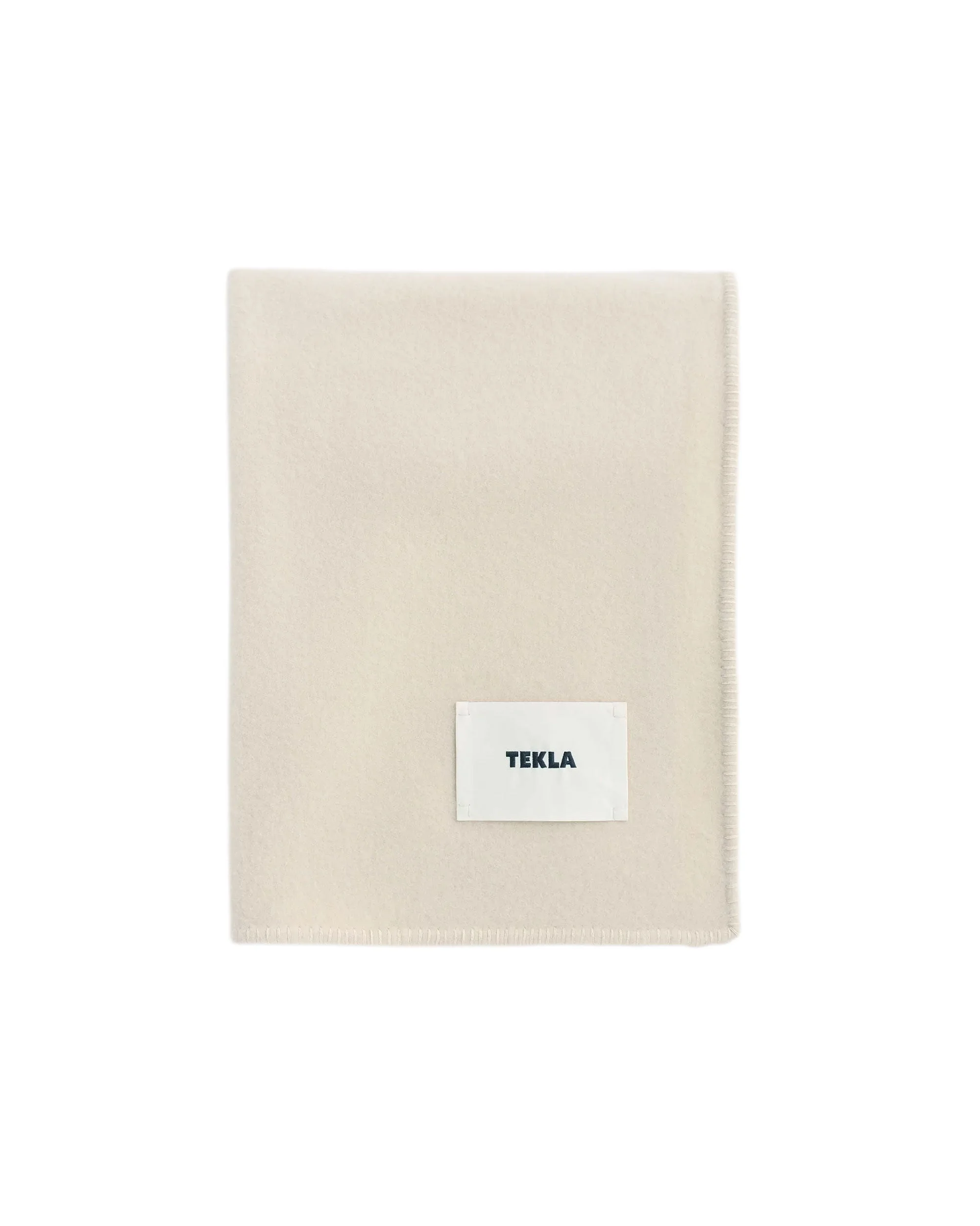 Tekla Lambswool Blanket Snow - 1