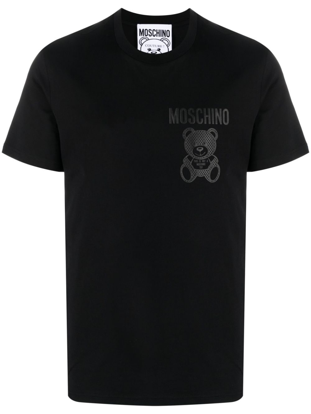 Moschino V0729 2041 TEDDY BEAR-APPLIQUテ・COTTON T-shirt T-shirt Moschino Teddy Bear | Moschino