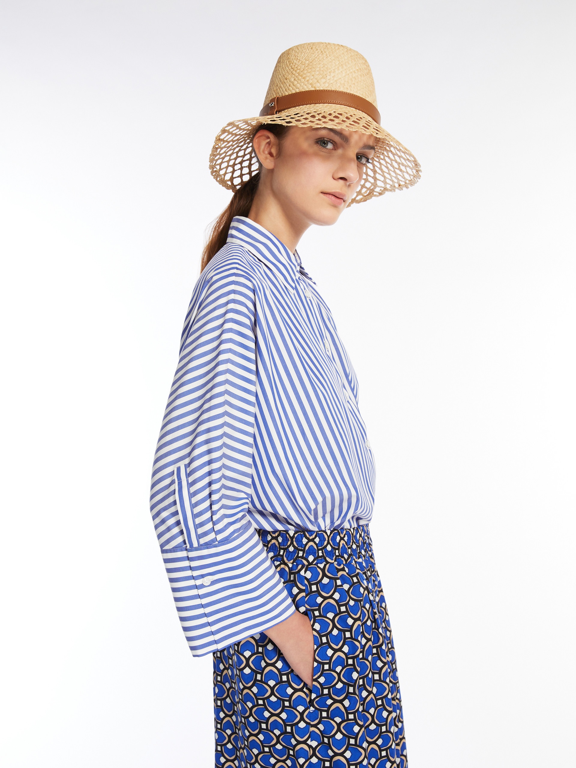 HUDSON Cotton poplin shirt - 5