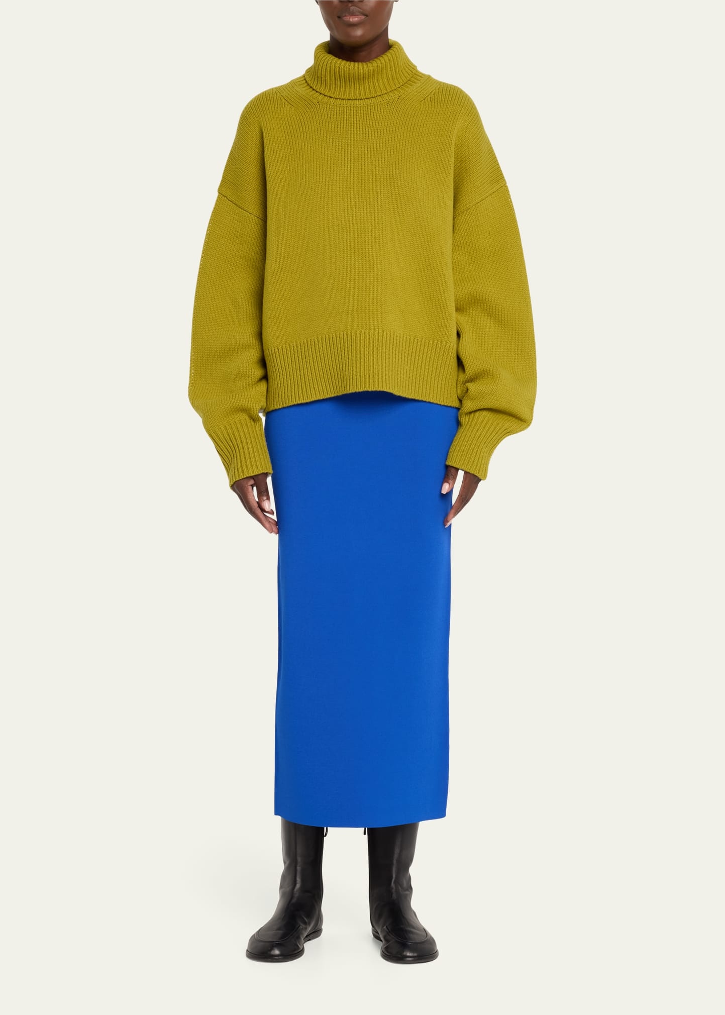 Wolfgang Colorblock Wool Turtleneck - 2