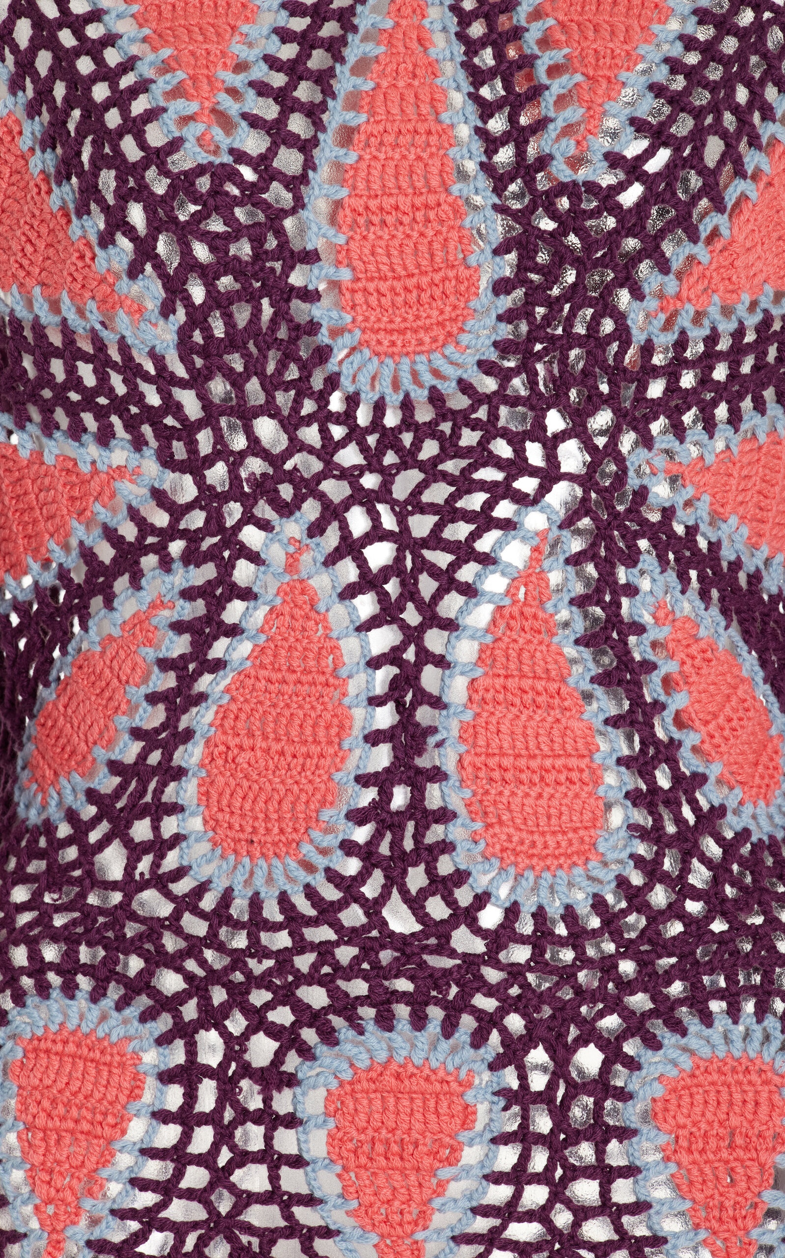Cappa Crocheted Wool-Cashmere Top multi - 5