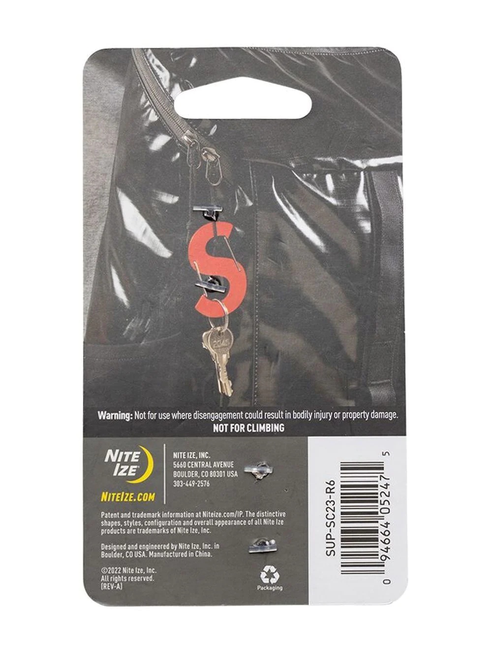 x Nite Ize S logo keychain - 2