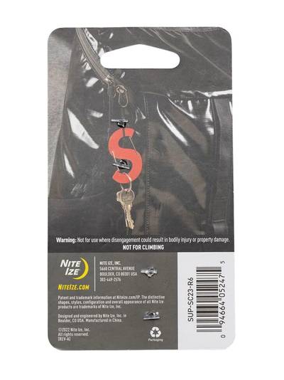 Supreme x Nite Ize S logo keychain outlook