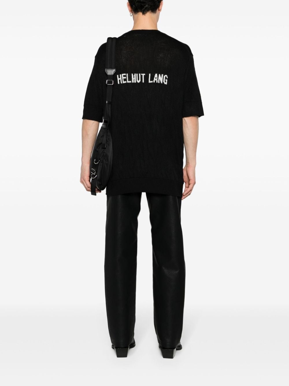 crushed-effect crew-neck T-shirt - 2