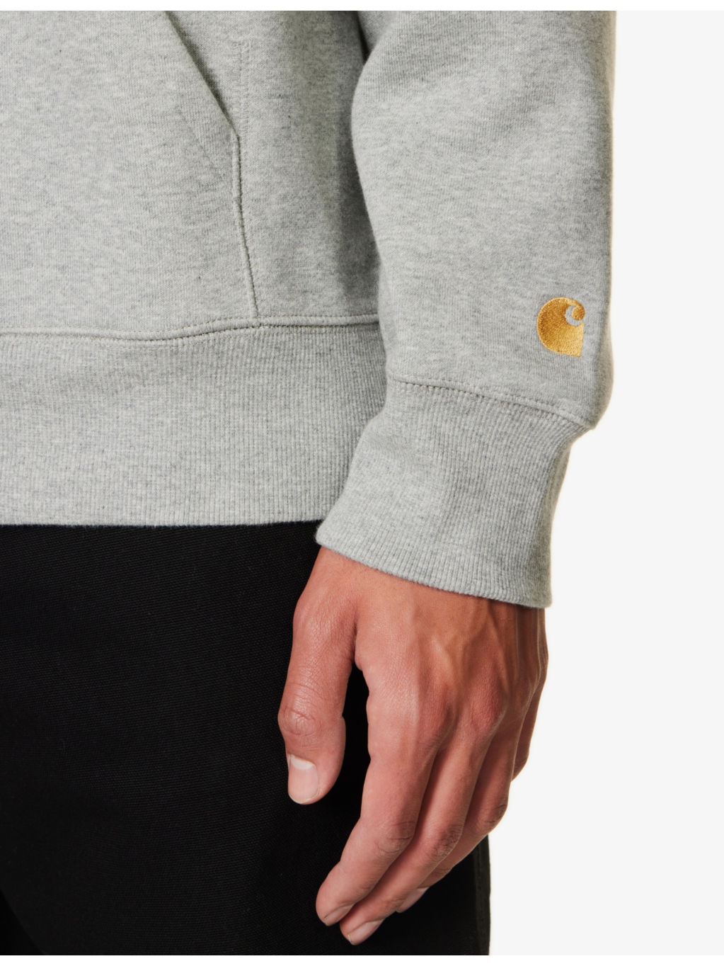 Chase brand-embroidered cotton-blend hoody - 5