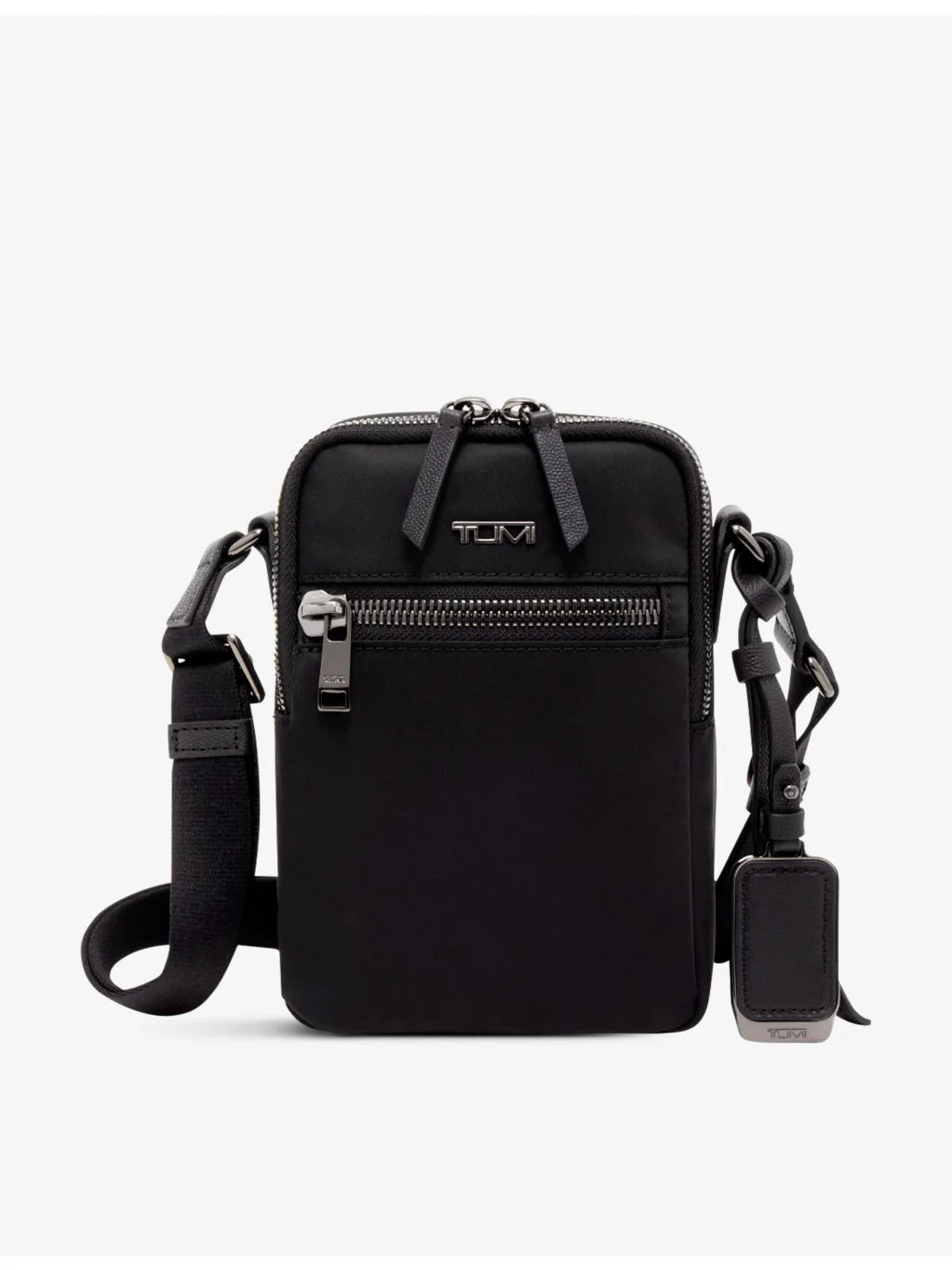 Persia double-zip branded nylon crossbody bag - 1