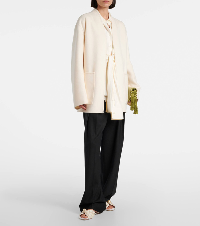 JIMMY CHOO Siva embellished satin slides outlook