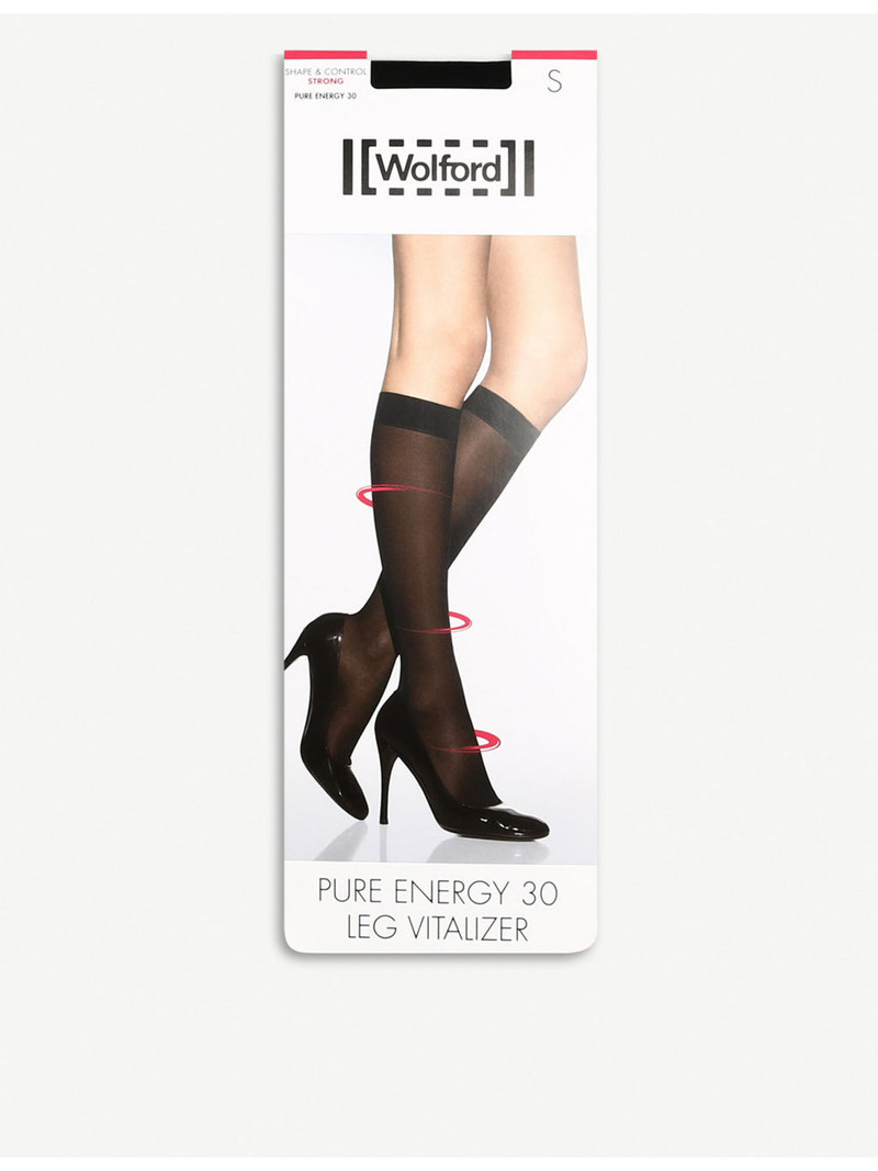 Wolford Pure Energy 30 leg vitalizer knee-high socks outlook