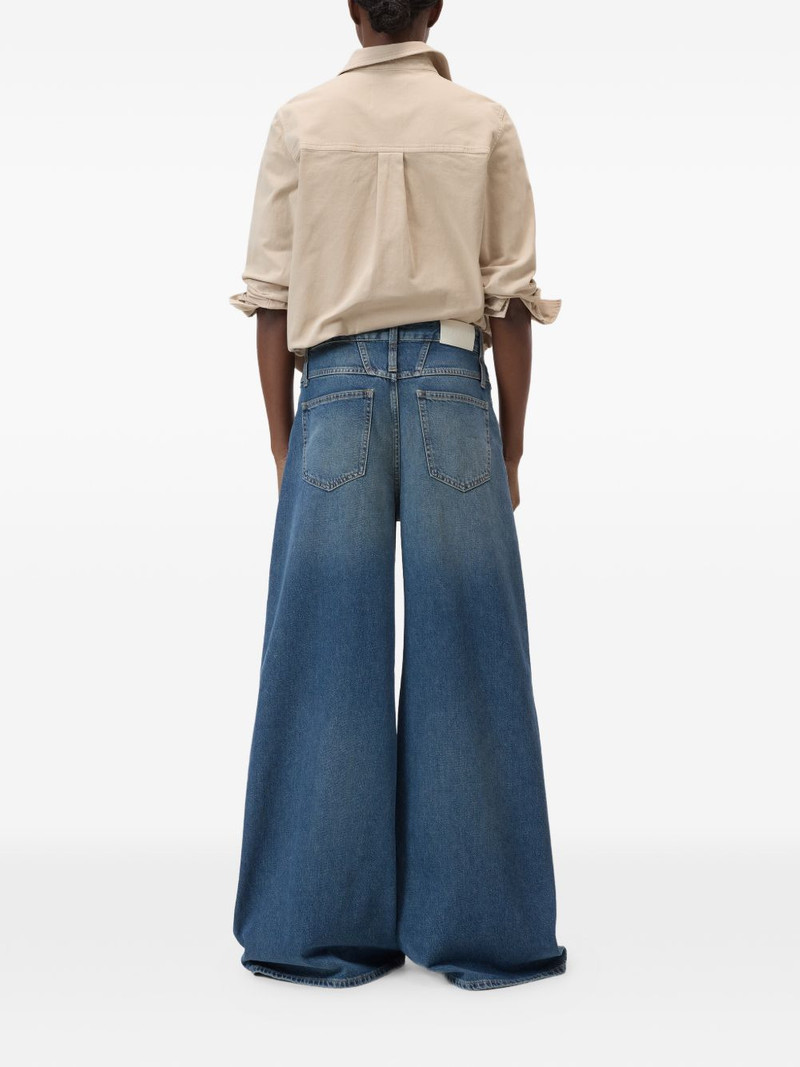 Zoya-X panelled wide-leg jeans 3