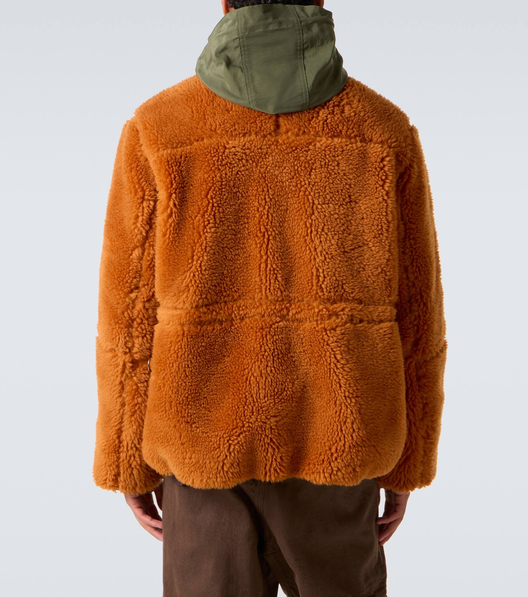 Wool-blend and canvas jacket - 4
