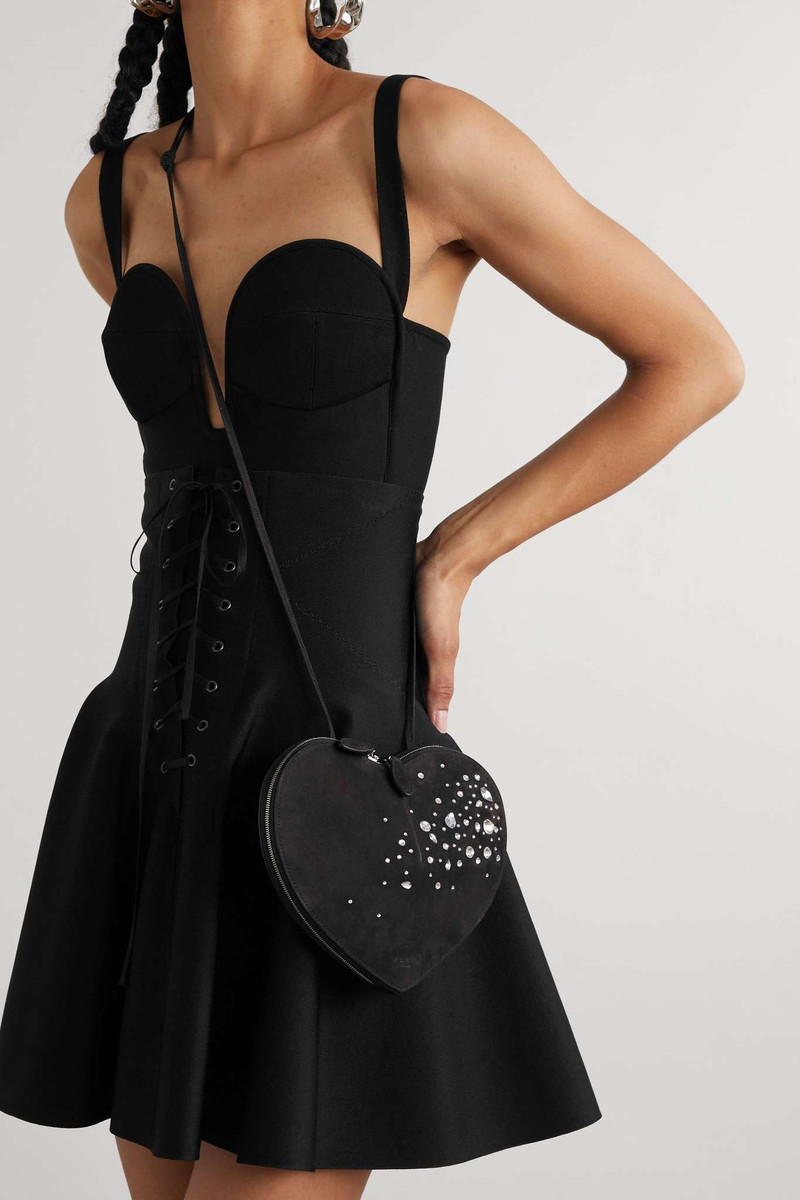 Alaïa Le Coeur heart-shaped leather shoulder bag outlook