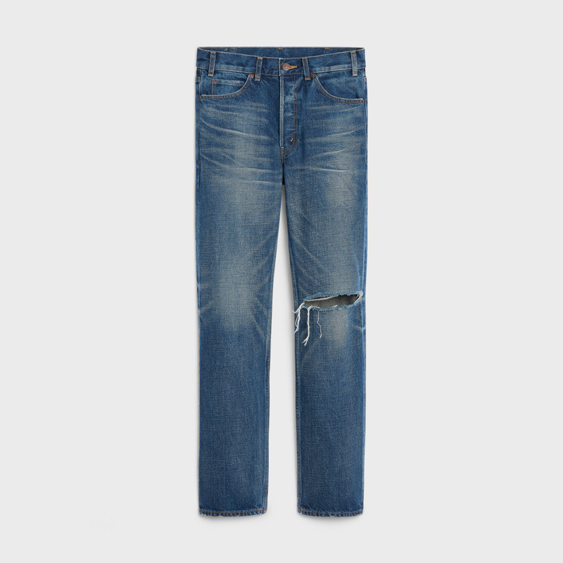 POLLY JEANS IN DARK UNION WASH DENIM 1