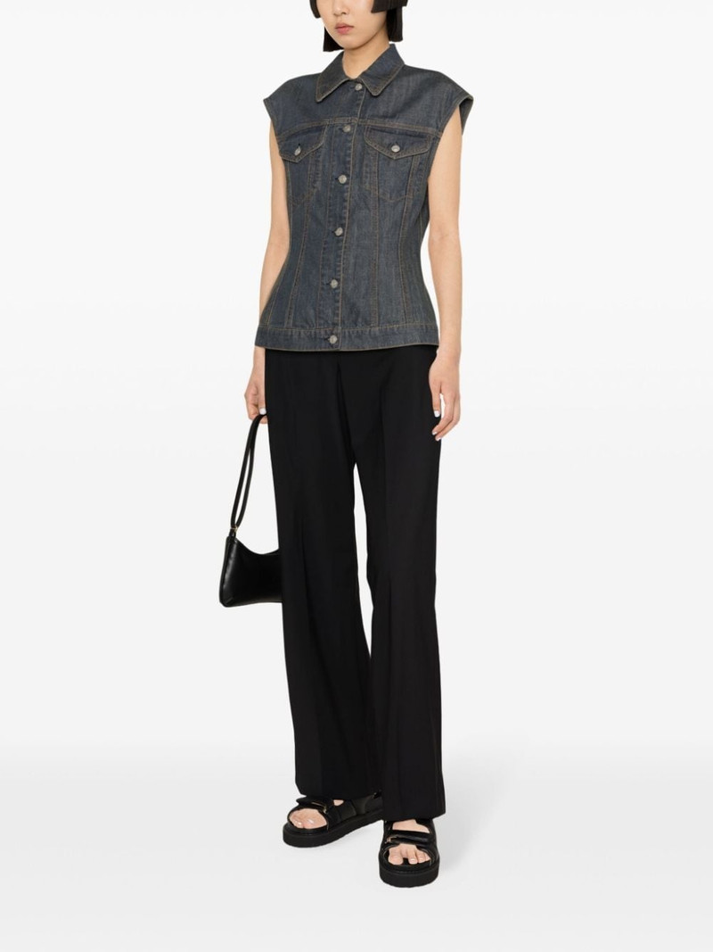 button-up denim gilet 4