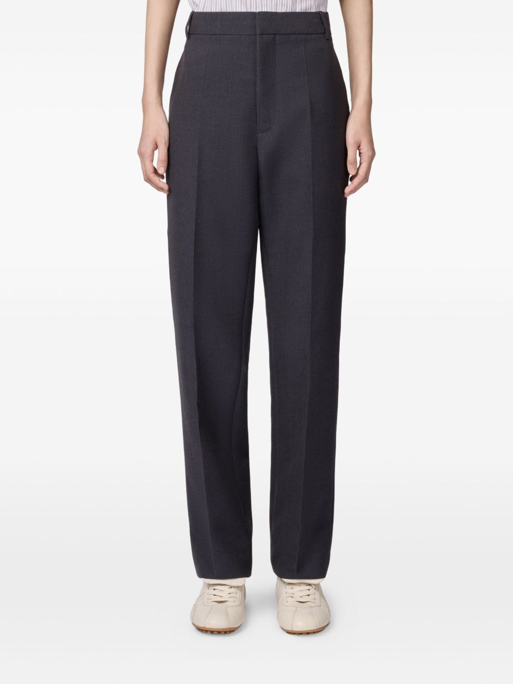 straight-leg tailored trousers - 3