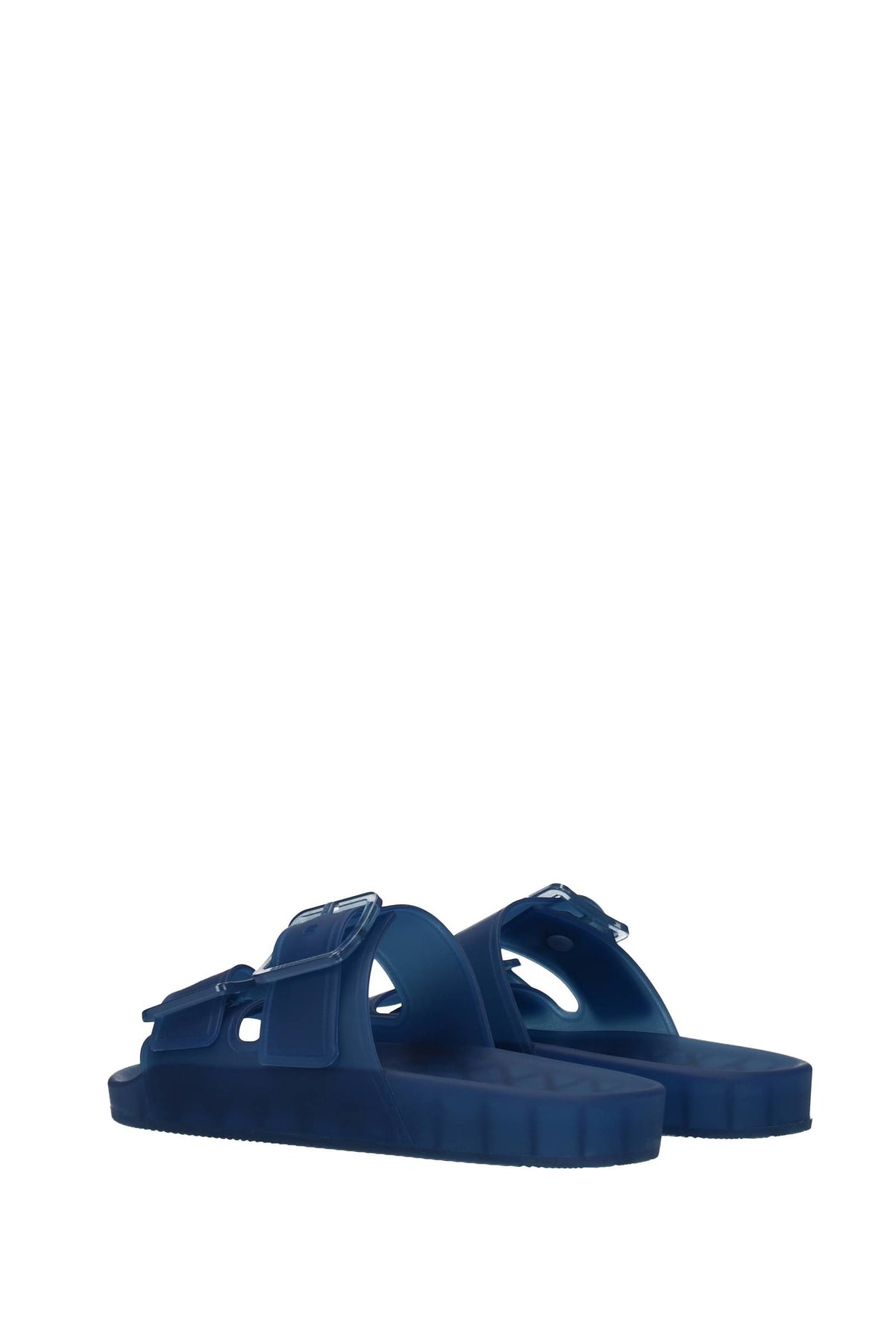 Slippers and clogs Plastic Blue Transparent - 4