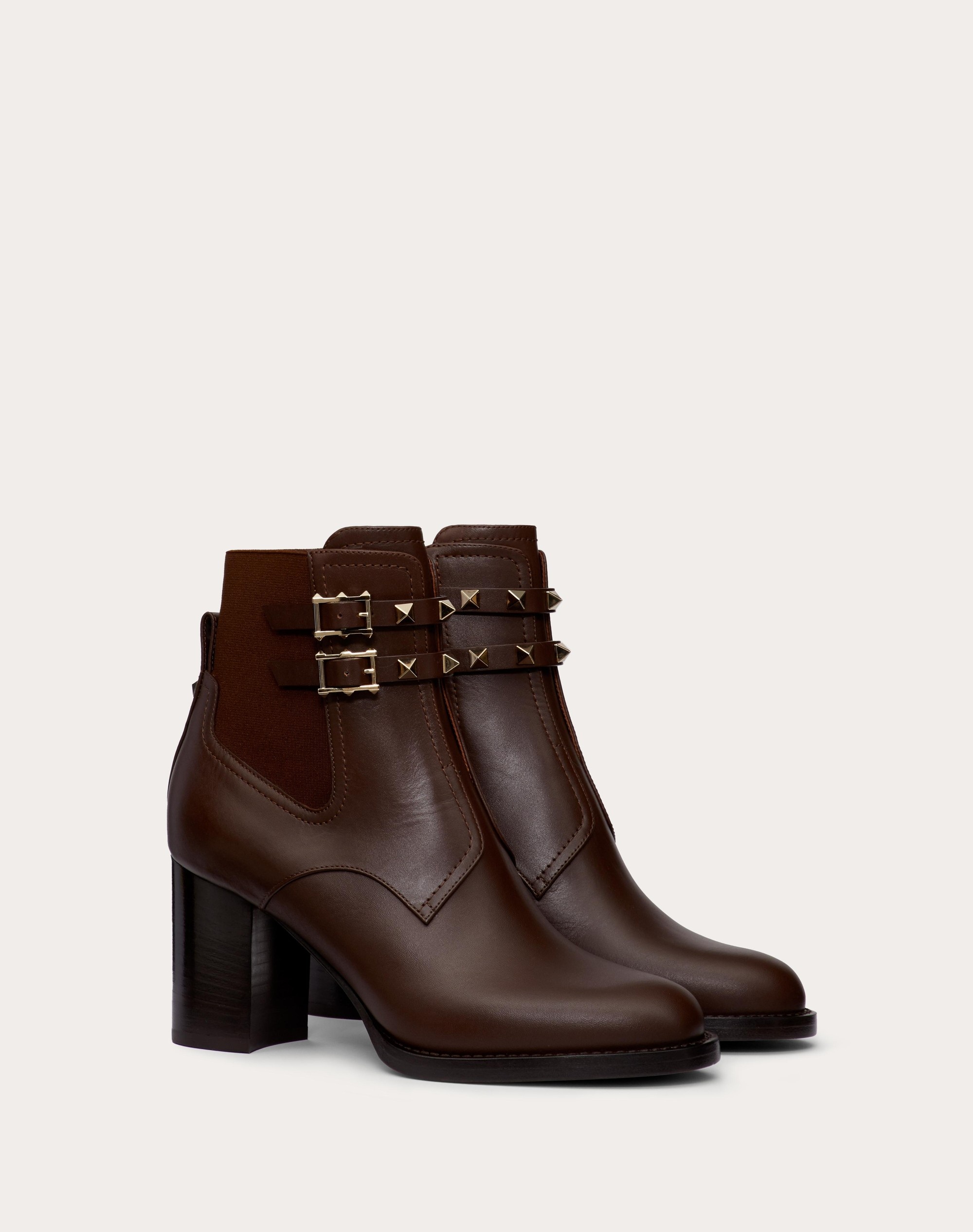 ROCKSTUD CALFSKIN ANKLE BOOT 70 MM - 2