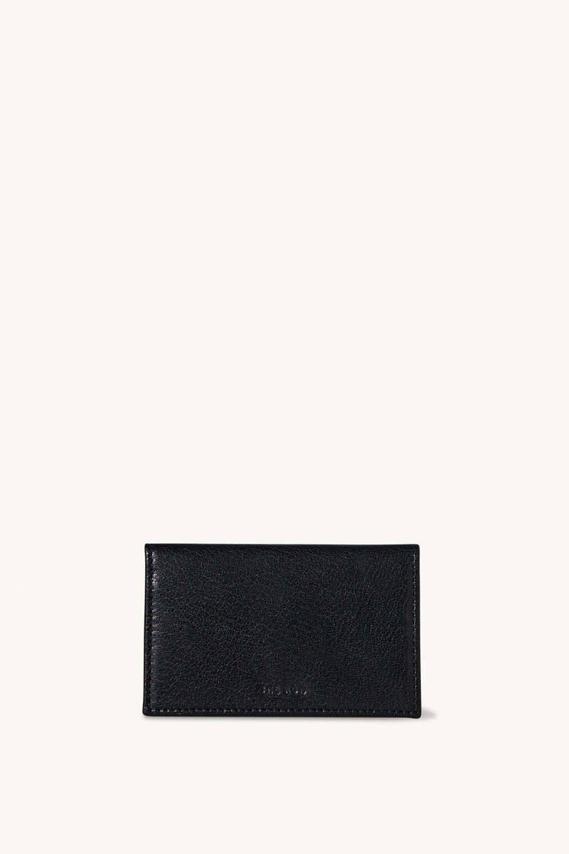 The Row Two Card Case in Leather outlook