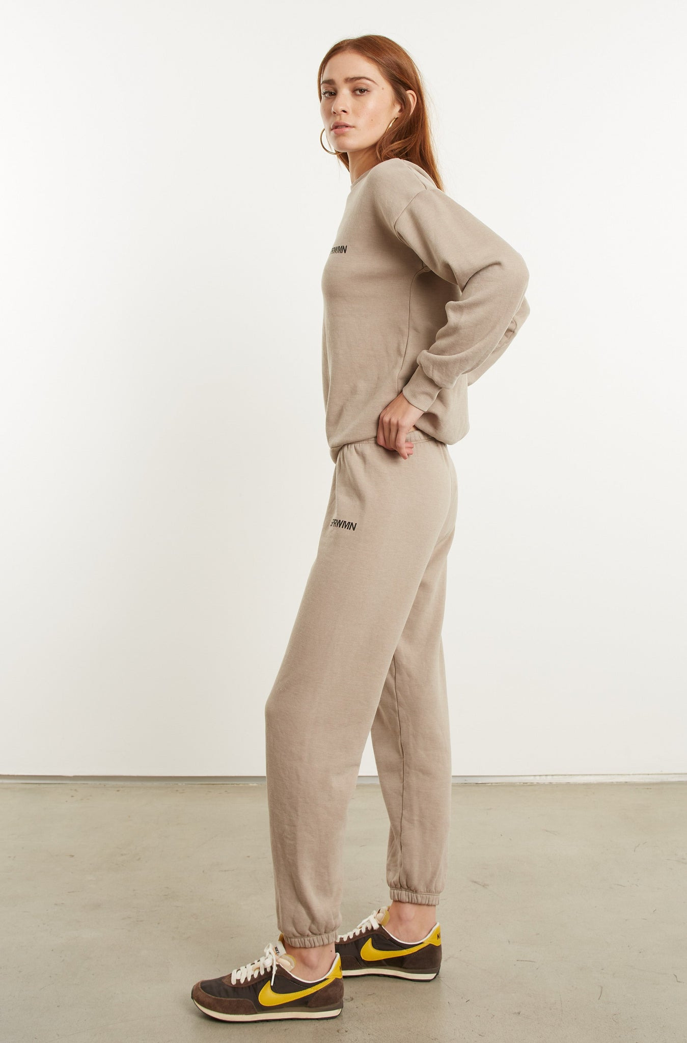 KHAKI LOGO SWEATSHIRT - 3