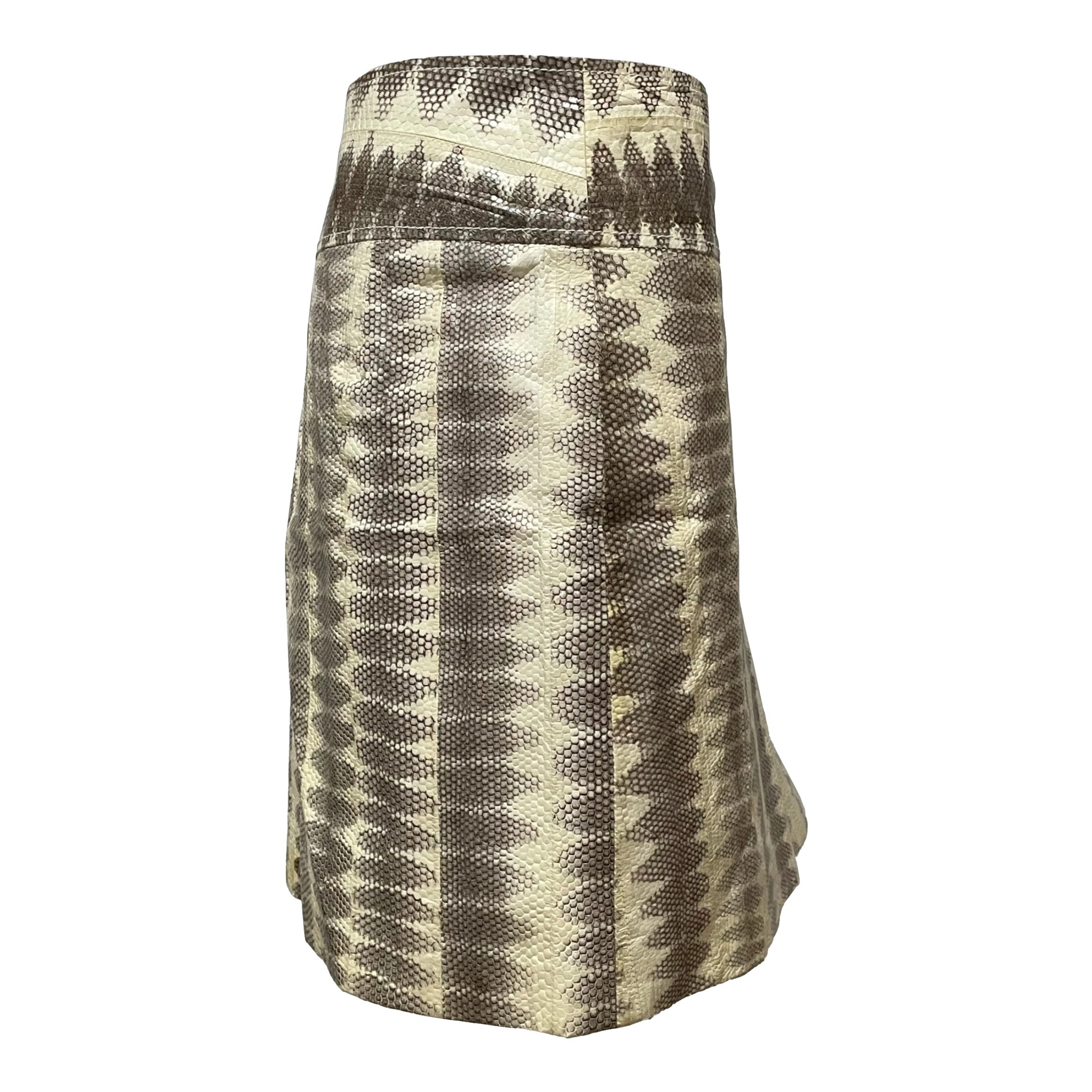 DOLCE&GABBANA Spring Summer 2005 Snake Skirt - 3